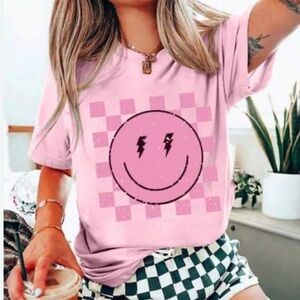 SHEIN pink T-shirt New